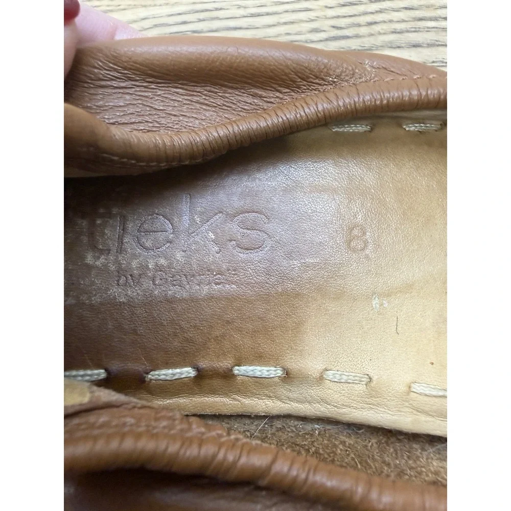 Tieks by Gavrieli Foldable Ballet Flats 8 Chestnut Brown 100% Nappa Leather